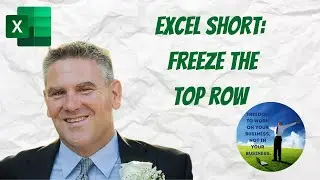 Excel Short: Как сохранить верхнюю строку видимой при прокрутке