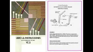 Empisal Knitmaster YC 3 + Intarsia multi yarn brake Руководство по эксплуатации на исп., англ. языке