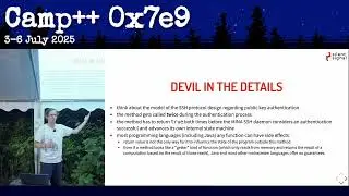 Camp++ 0x7e9 // Everything you wanted to know about SSH public key authentication by dnet