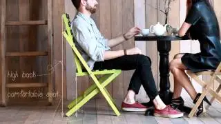 BOW – lounge stool with high back from Macosh Design.