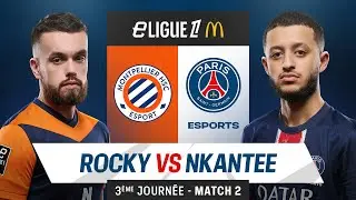 𝗠𝗛𝗦𝗖 🆚 𝗣𝗦𝗚 | Match 2 :  Rocky vs Nkantee | eLigue 1 J3 🔴🔵 #eLigue1McDonalds