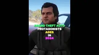 GTA protagonists ages THEN vs NOW | #edit #gta #gaming #shorts #fyp