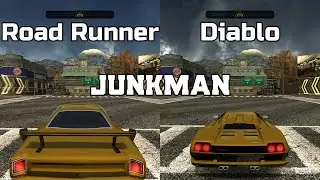 Plymouth Road Runner vs Lamborghini Diablo - NFS MW Redux V3 - WHICH IS FASTEST ?