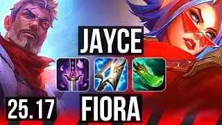 JAYCE vs FIORA (TOP) | KR Diamond | 25.17