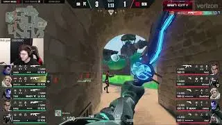 zombs React Shroud Mindfreak Clutch Shopify Rebellion vs Sentinels Match  #nalcq