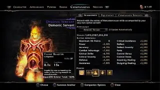 Neverwinter The Demonic Servant Companion (new zen market comp)