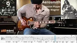 Aerosmith Same Old Song and Dance Guitar Solo With Tab (Dick Wagner).