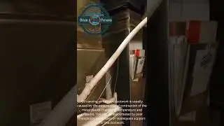 Oil canning on furnace ductwork