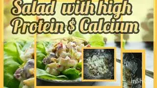Salad I Salad with high protein $ Calcium I Easy Recipes
