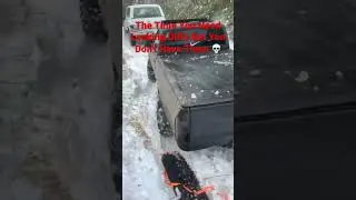 2WD Toyota Pickup Stuck In Snow While Off-roading #offroad #lifted #toyota #2wd #foryou #4x4 #truck