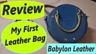 Review of the Babylon Leather bag making kit. My first leather sewing project