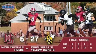 Hampden-Sydney Football Highlights (
