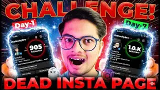 How i Grow My Dead Insta Page in 7 Days 😱