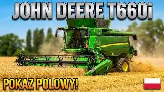 👉 kombajn John Deere T660i na pokazie polowym pod Poznaniem