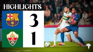 FC Barcelona vs Elche CF (3-1) | RESUMEN | J11 | #LALIGAEASPORTS