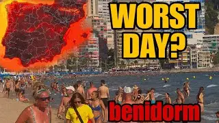 WORST Day of HEATWAVE in Benidorm? 🥵☀️