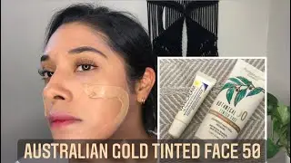 GRWM с использованием тонирующего средства Australian Gold Botanical Tinted Face SPF 50