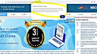 E Invoice Portal Not working & Opening ? E Invoice Portal login nhi ho raha hai | E Invoice issue