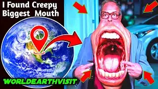 😱 i found creepy biggest mouth 👄 on google maps and google earth 🌎 #earth #worldearthvisit 