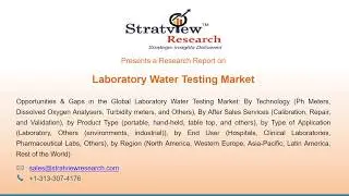 Laboratory Water Testing Market | Trends & Forecast 2018-2025