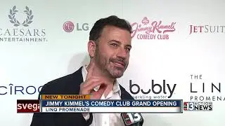 Jimmy Kimmel celebrates grand opening of his comedy club
