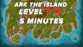 Ark Ascended Note Run Level 1-70 in 5 Minutes! The Island