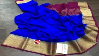 Wrinkle Crepe Mysore Silk Sarees with price//Silk Mark Certified WhatsappNo7702225657,9000949464