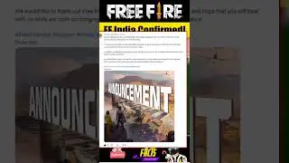 Free Fire India 100% Confirmed Launch Date and Time 📅🕒 Free Fire India Kab aayega