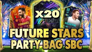 IT'S BACK!😱 I OPENED X20 FUTURE STARS PARTY BAG SBC PACKS! HERE'S WHAT WE GOT! FIFA 21 ULTMATE TEAM