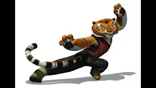 Les 5 animaux - Exercice 1 - Le Tigre - 2 -  Le tigre se jette sur sa proie