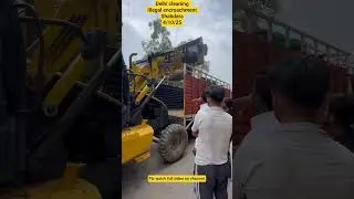 illegal encroachment removed by MCD in shahdara👍