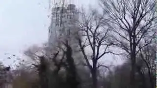 AfE Turm - Hochhaus Sprengung in Frankfurt am Main