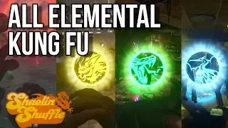 ALL 4 EASTER EGG KUNG FU MELEE UPGRADES | SHAOLIN SHUFFLE (Infinite Warfare Zombies)