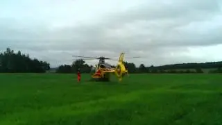 Start śmigłowca Racewo