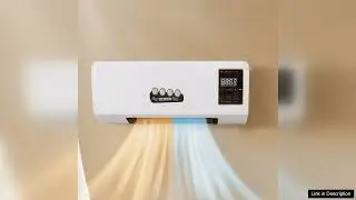 Small Air Conditioner Heater Portable Wall Mounted Air Conditioning Hot Fan HOT Review