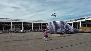 FMX Show Tuningworld Bodensee 2024 / Freestyle Motorcross (Luc Ackermann+Davide Rossi+Matej Cesak