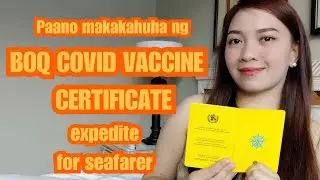 BOQ certificate for covid vaccine expedite