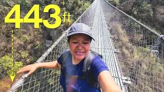 Crossing Nepal's SCARIEST Suspension Bridge | ABC Trek Ep 6