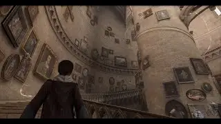 Прогулка по Хогвартсу / A walk in Hogwarts (2K, Ultra settings, DLSS quality) Part 2