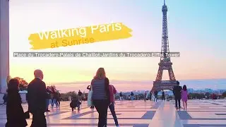 [4K] 60FPS  WALKING PARIS 2   :   Sunrise