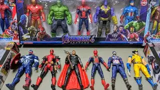 AVENGERS TOYS/action figures/unboxing/cheap price/spiderman,ironman,hulk,thor/toys#46