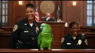 🦜👮&zwj;♀️ Parrot vs Police Court Battle &mdash; Judge, Cops, and Audience Can&rsquo;t Stop Laughing