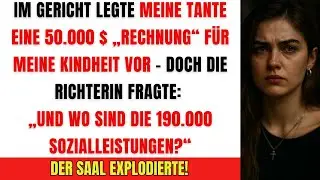 Meine Tante verklagte mich auf 50.000 $ für meine Kindheit – doch die Richterin stellte alles klar!