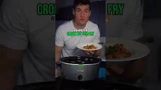 High Protein Crockpot Stirfry✅ #recipe #diet #food #weightloss #fatloss #protein #muscledummies ￼