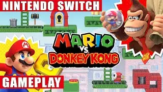 Mario vs. Donkey Kong Nintendo Switch Gameplay