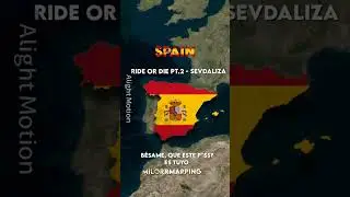 Day 8 #map #edit #countries #song #rideordie