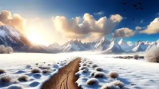 Realistic HD Background Video | Realistic Snow Background Video Background | Beautiful Nature