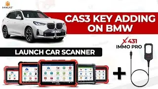 How to Add a New Key to BMW for CAS3 | LAUNCH Key Programmer Full Process X 431 IMMO PRO