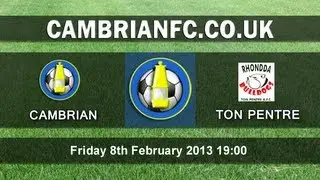 Cambrian vs Ton Pentre