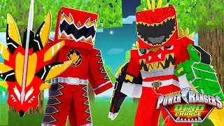 Minecraft: OS SUPER RANGERS VERMELHOS - POWER RANGERS DINO CHARGE Ep.21 ‹‹ P3DRU ››
